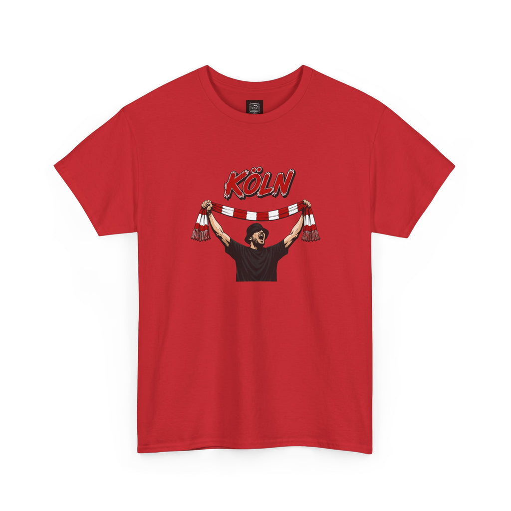 T-Shirt "Köln Fan mit Schal"