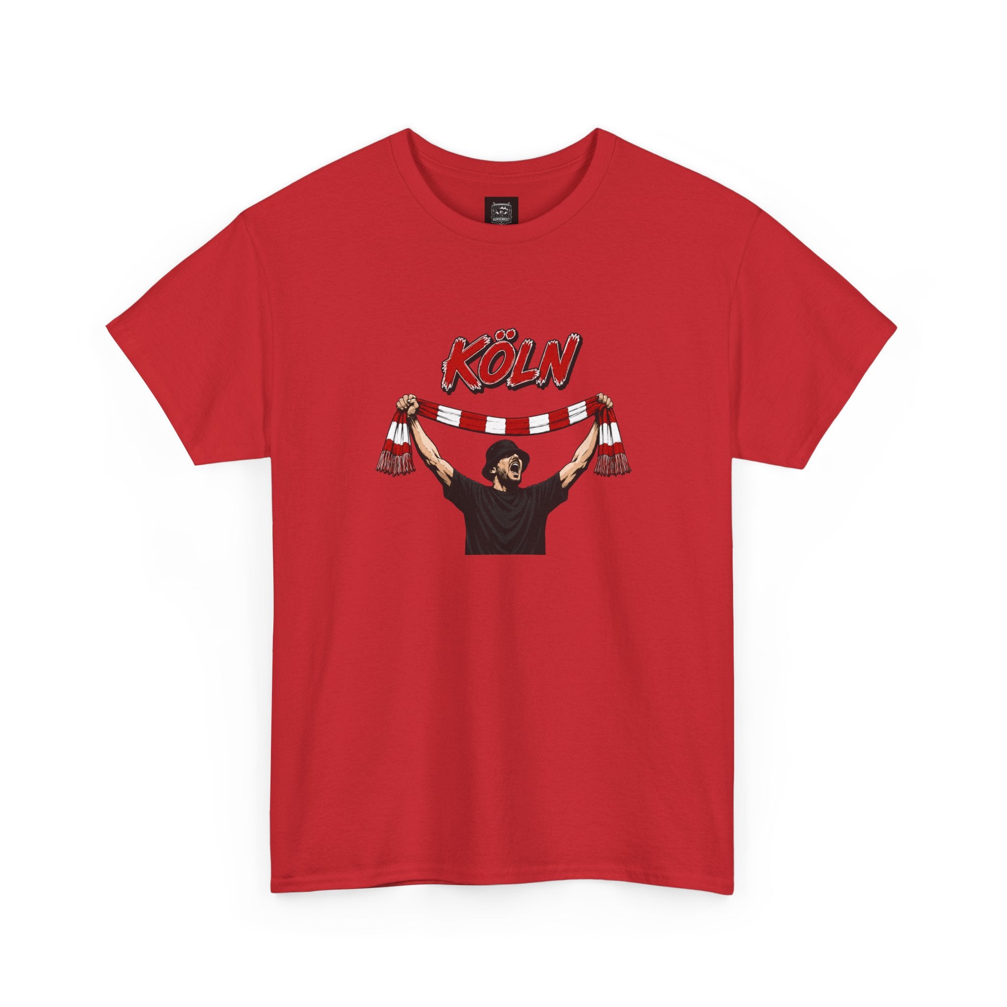 T-Shirt "Köln Fan mit Schal"