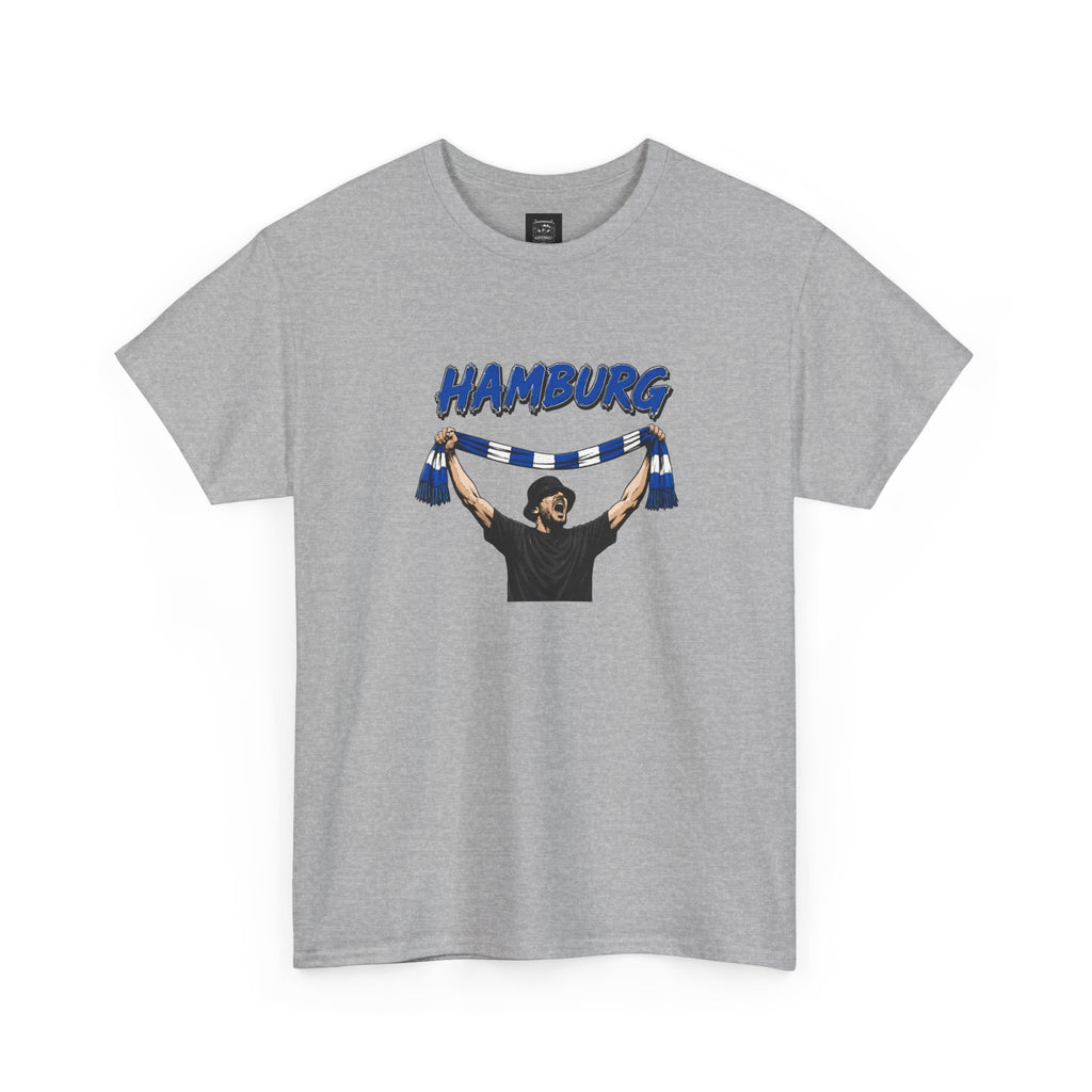 T-Shirt "Hamburg Fan mit Schal"