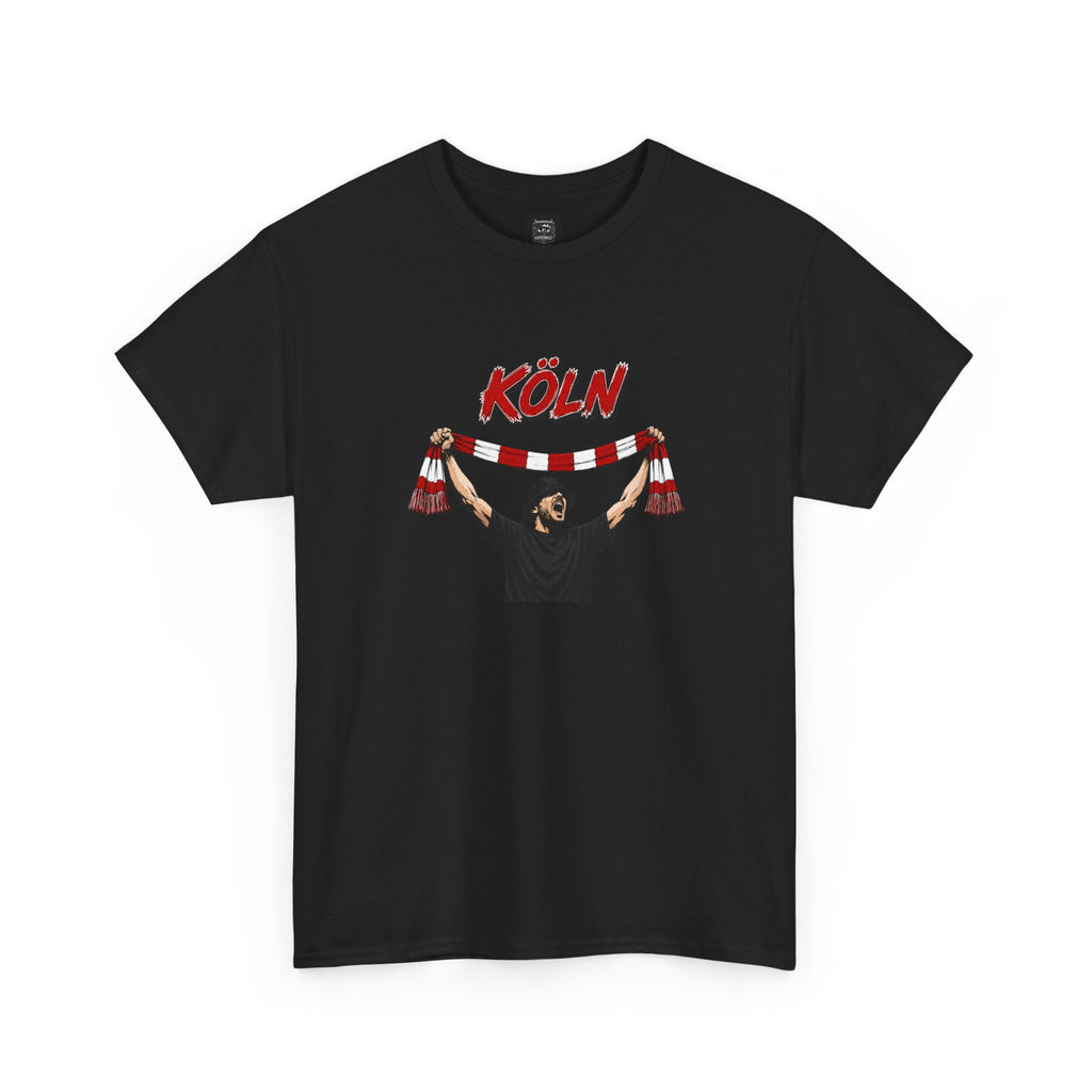 T-Shirt "Köln Fan mit Schal"