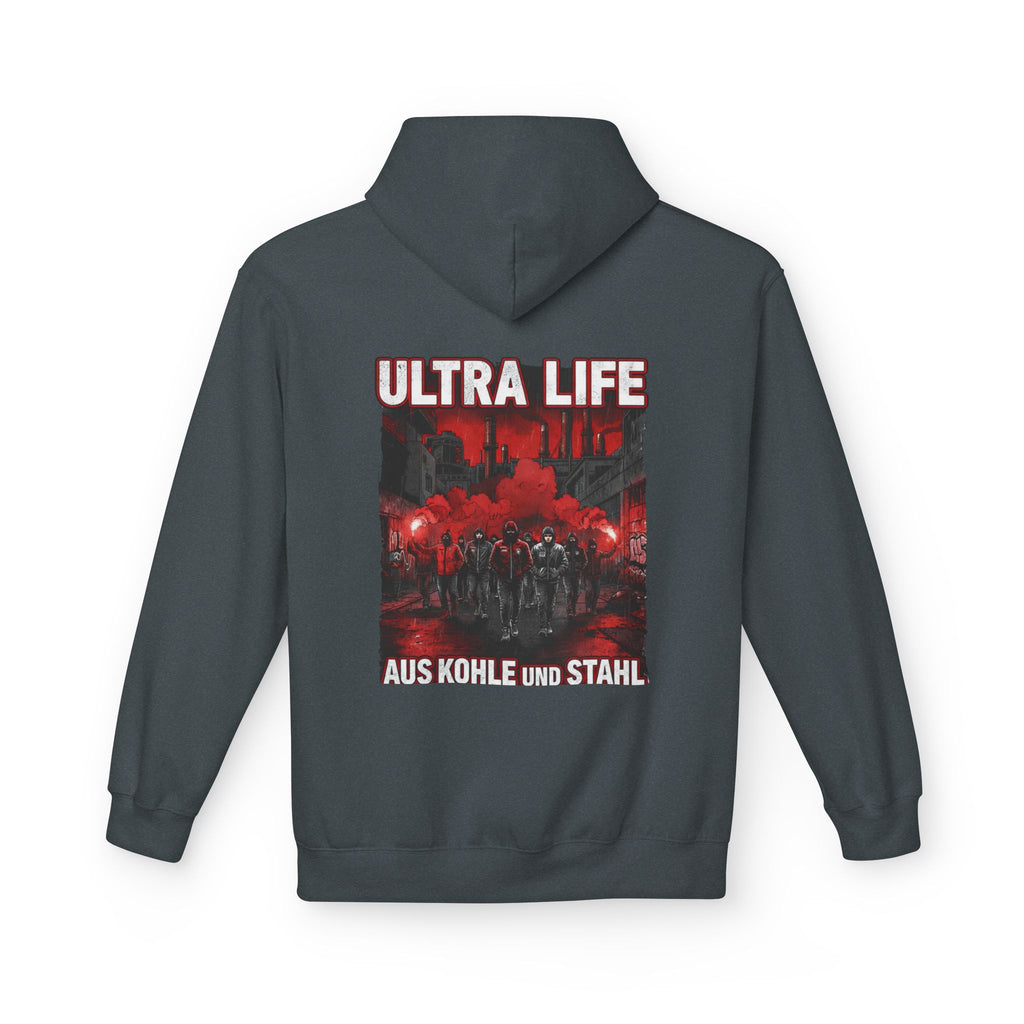 Hoodie "Ultra Life-Aus Kohle und Stahl"