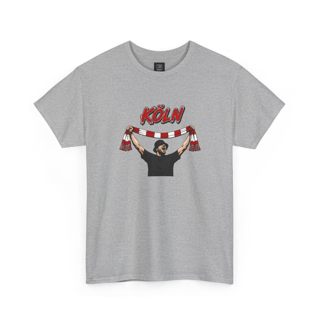 T-Shirt "Köln Fan mit Schal"