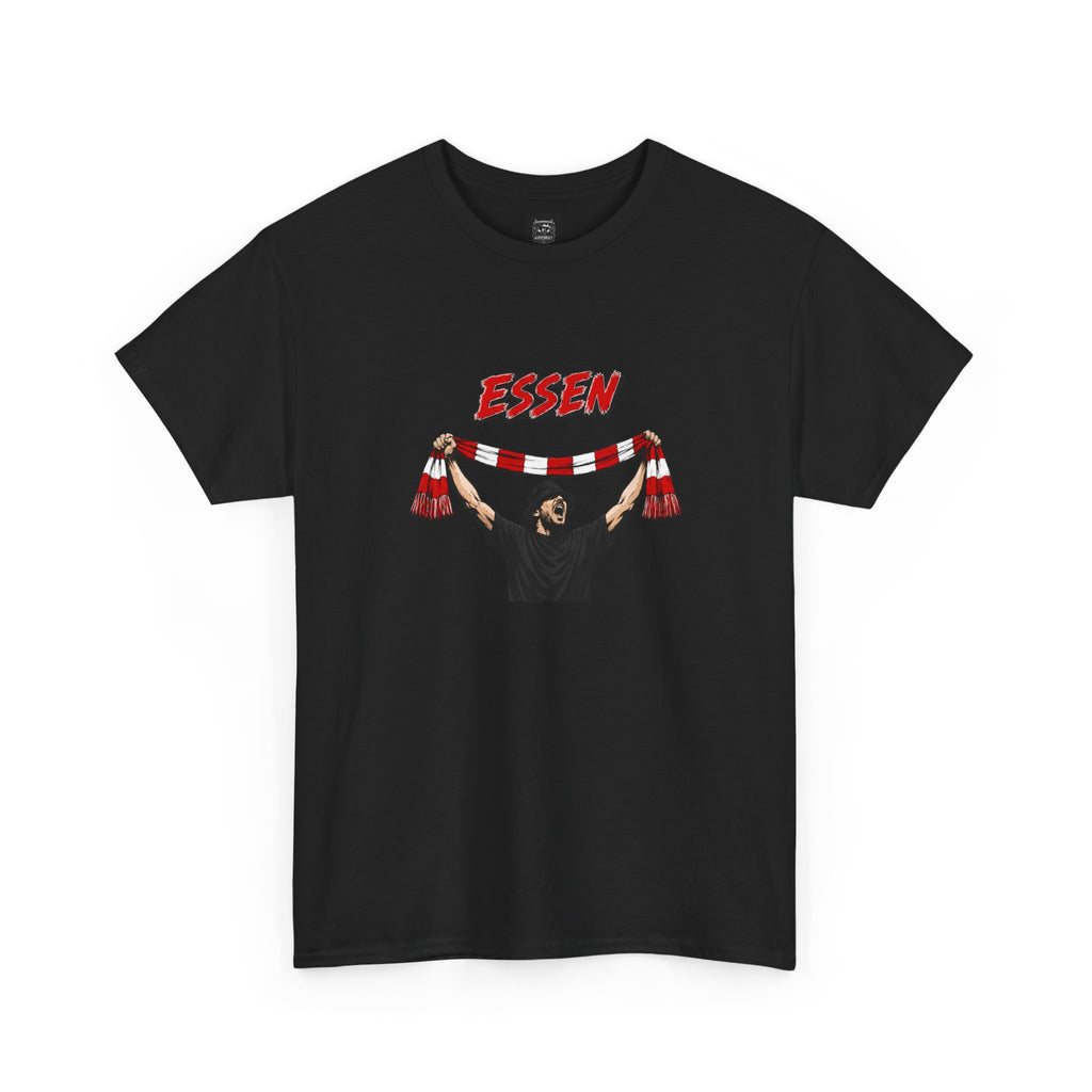 T-Shirt "Essen Fan mit Schal"
