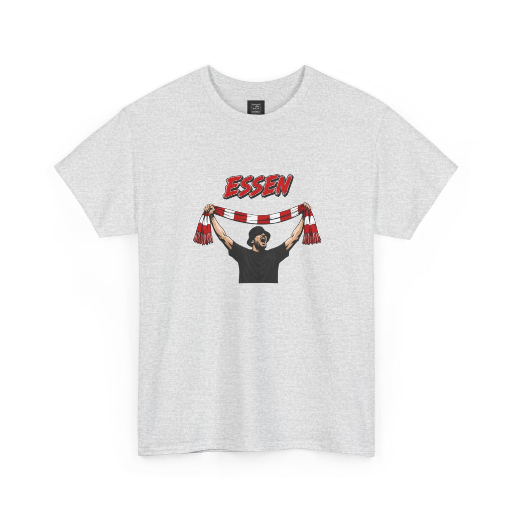 T-Shirt "Essen Fan mit Schal"