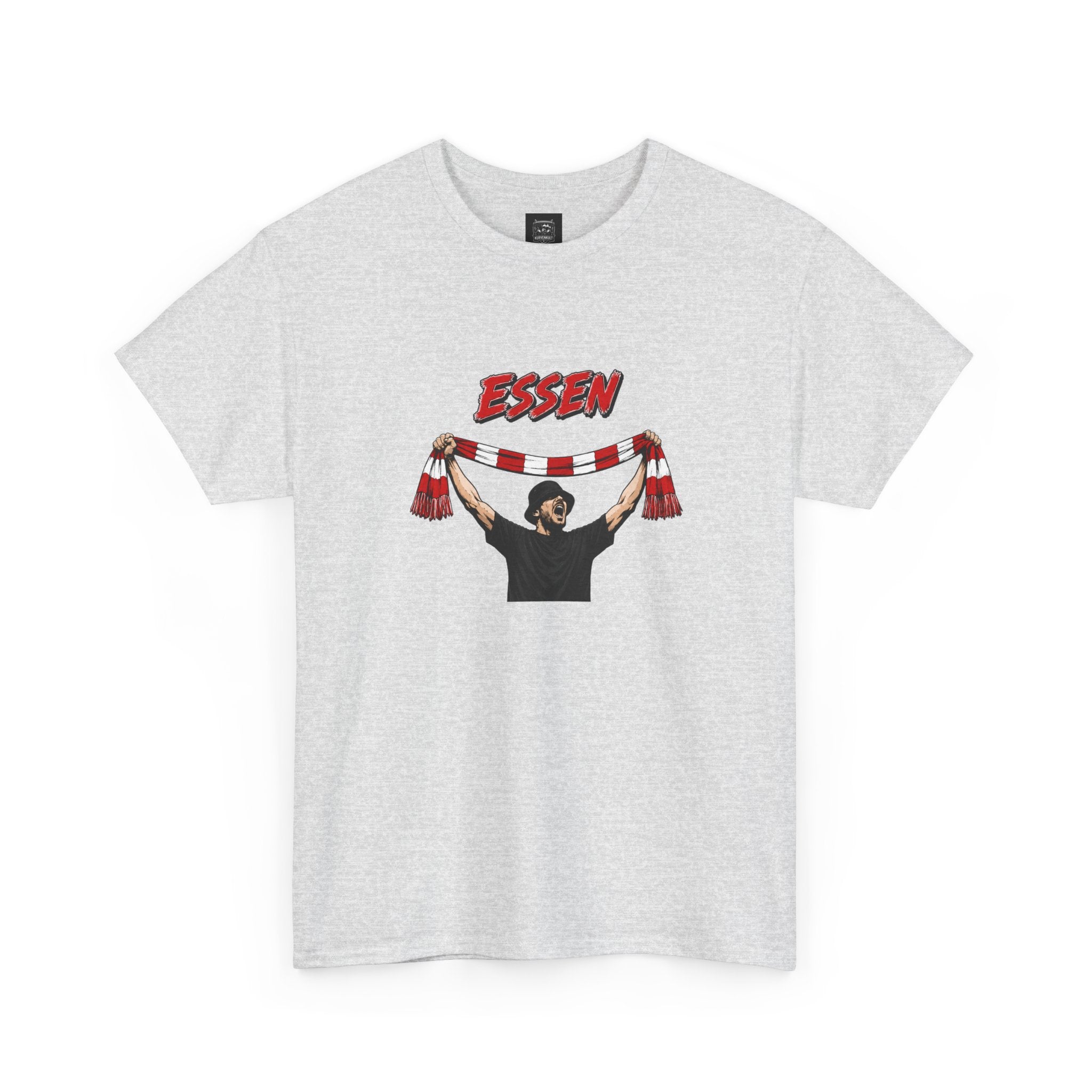 T-Shirt "Essen Fan mit Schal"