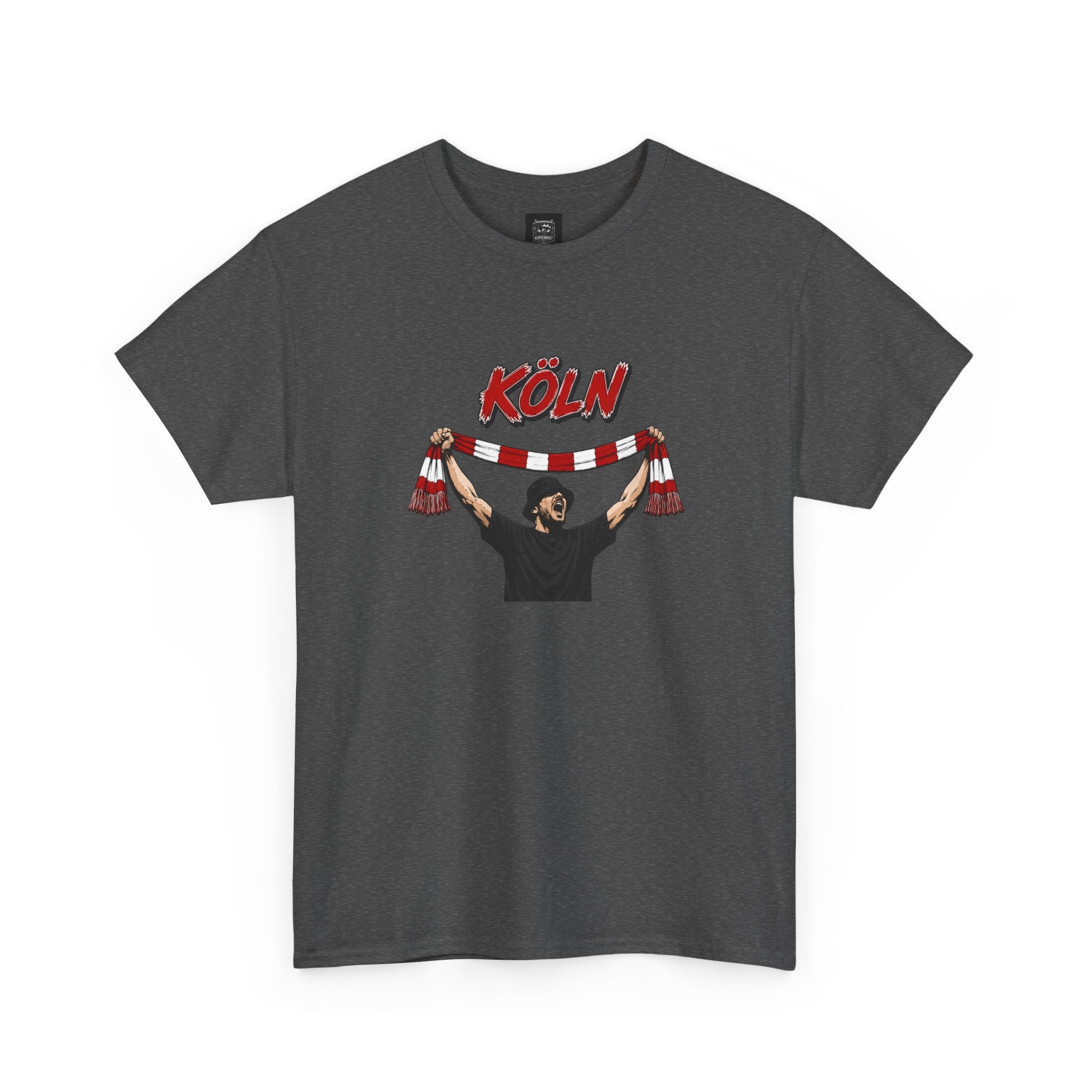 T-Shirt "Köln Fan mit Schal"