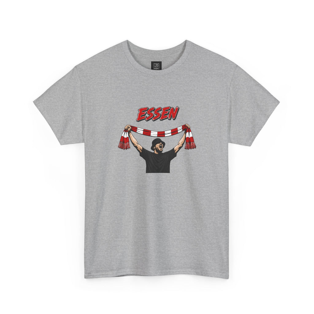 T-Shirt "Essen Fan mit Schal"