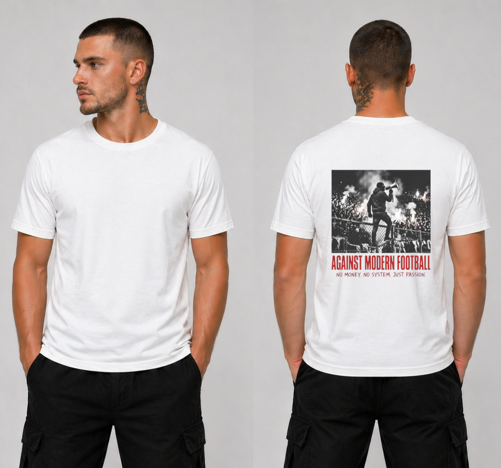 T-Shirt "Against Modern Football - No Money. No System. Just Passion."