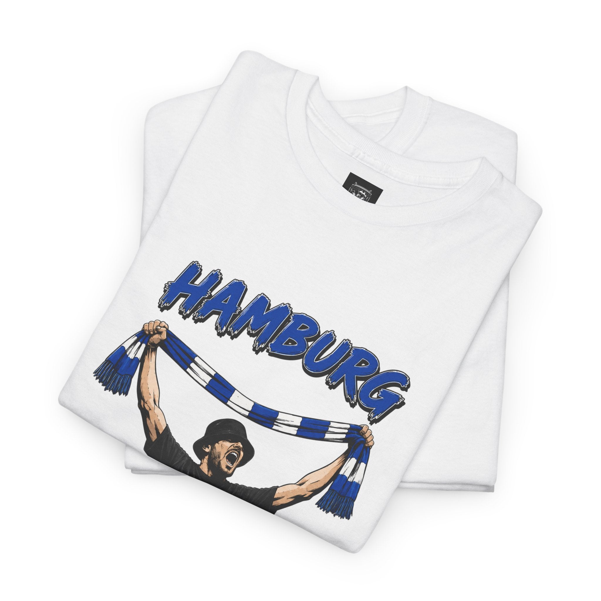 T-Shirt "Hamburg Fan mit Schal"