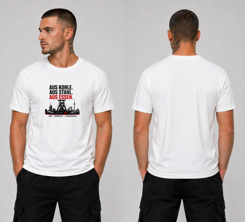 T-Shirt "Aus Kohle. Aus Stahl. Aus Essen"